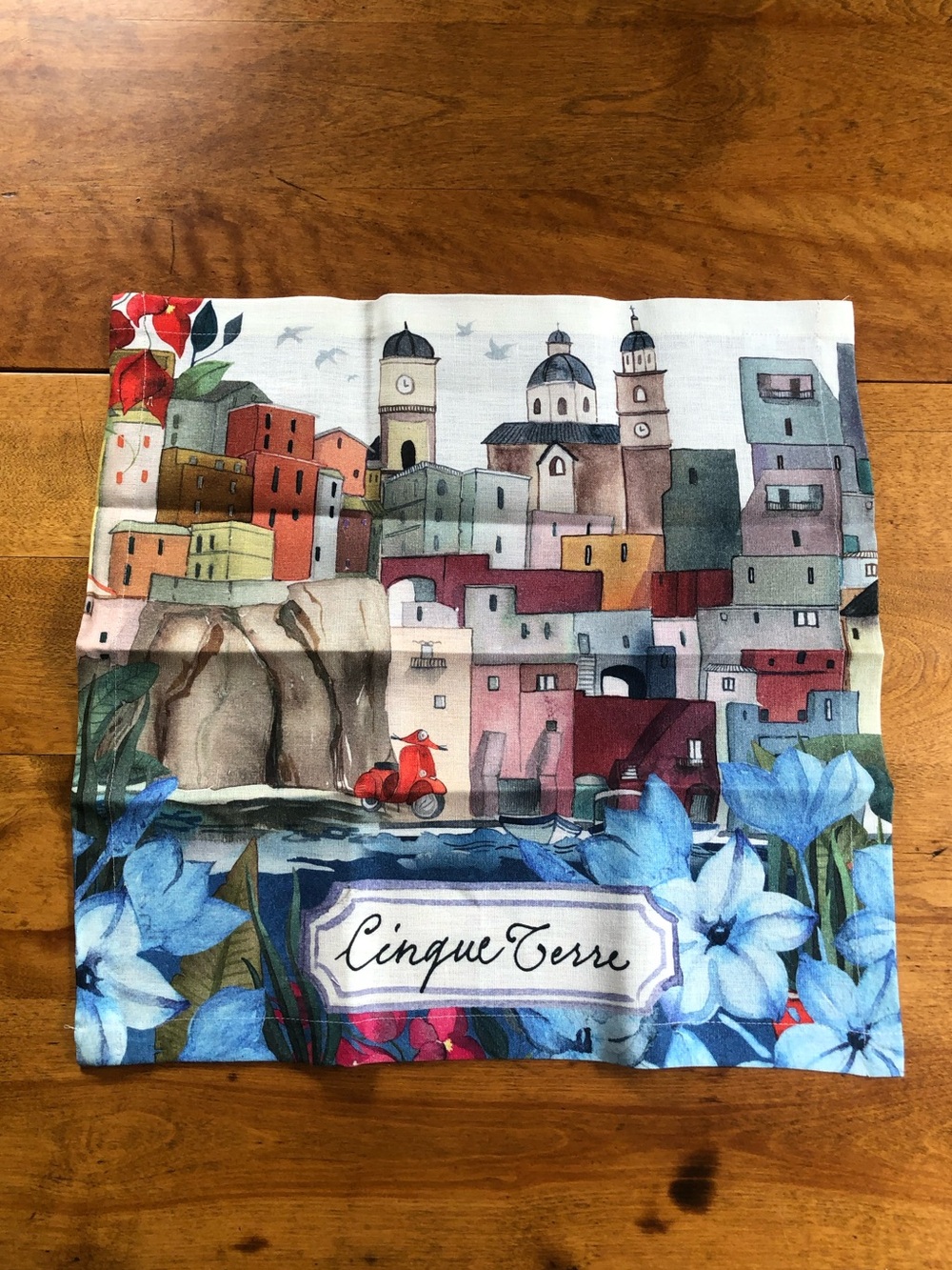 Cinque Terre Scenic Linen Napkins / set of 4